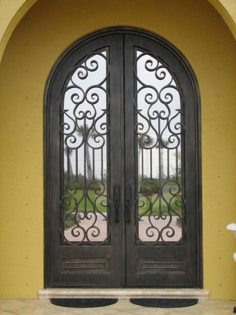 Exterior main entrance steel door design