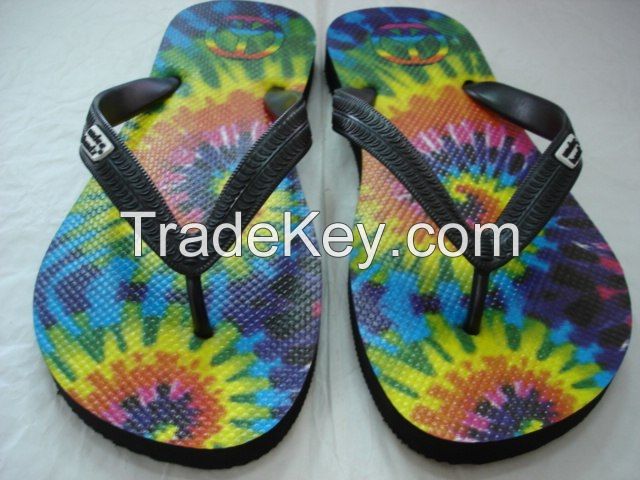 Tie-Dye Flip Flops