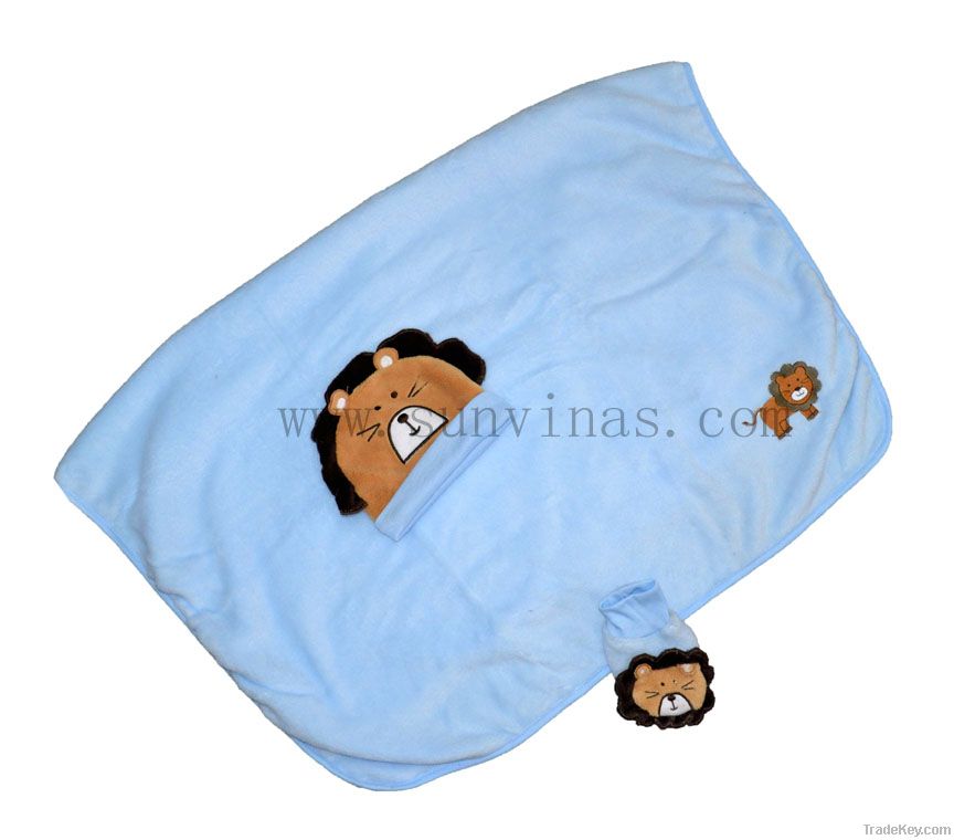 Cute Baby blanket set