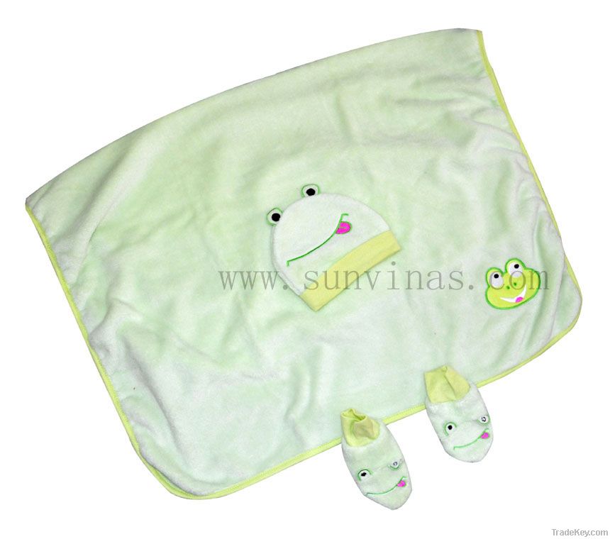 Cute Baby blanket set