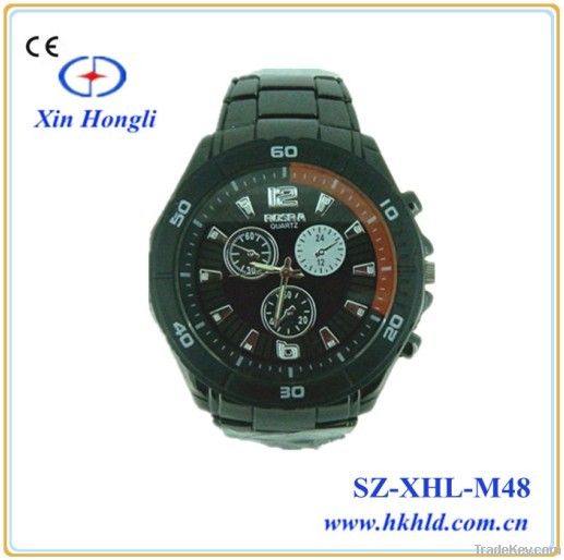 2013 New design, sports steel watches with Japan movt