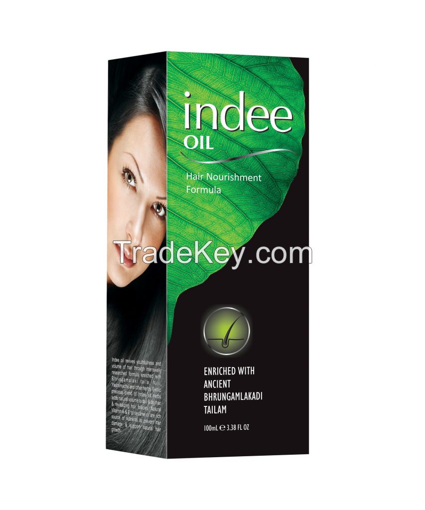 Indee hair oil with pure herbal extract			