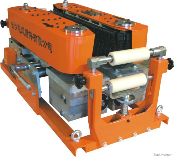 Cable hauling machine cable laying machine