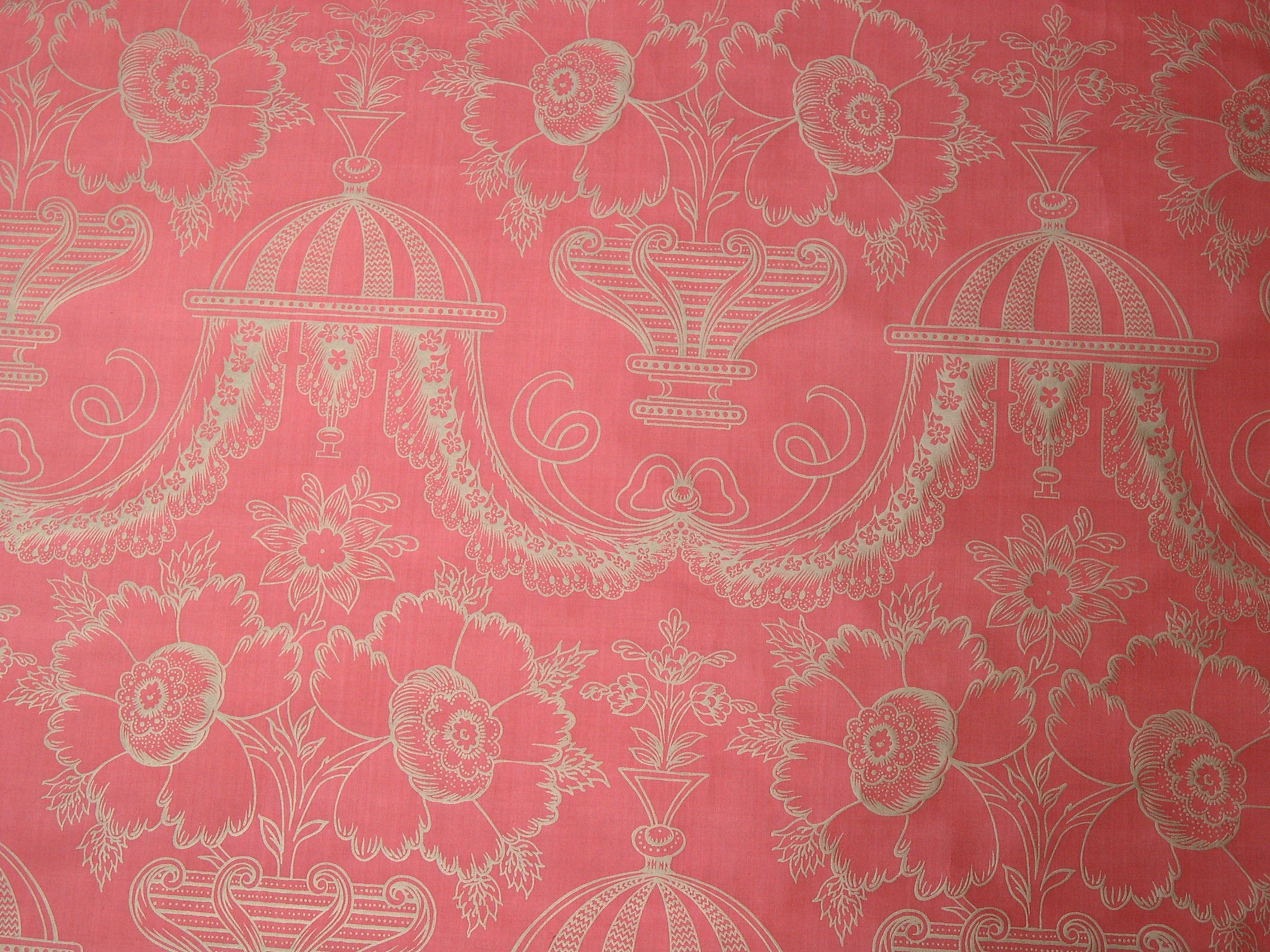 Hand Painted and Screen Printing Silk Wallpapers