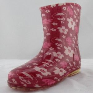 fashion pvc rain boot of children