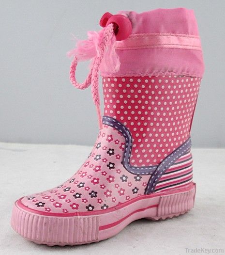 fashion rubber rain boot of children