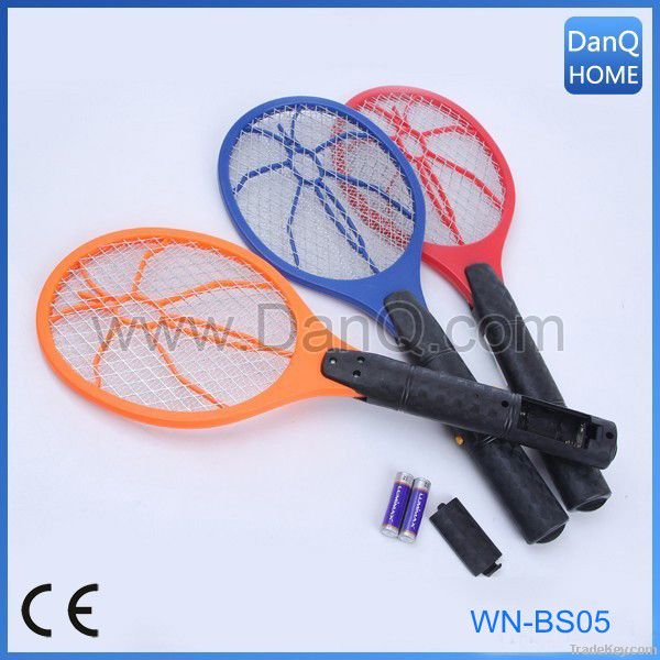 Small three layers AA battery electronic mosquito swatter