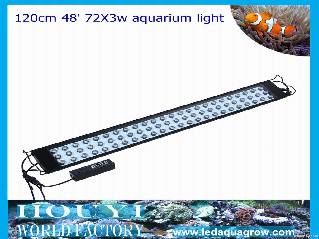 Controller external 120cm 72*3w 3w cree led aquarium lighting