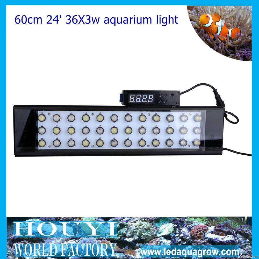 Newest 90cm 48*3w led dimmable aquarium lights for reef corals