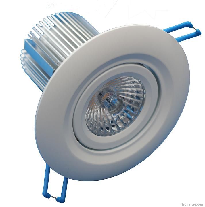 SAA, C-Tick, CE, RoHShenzhen 10W Dimmable COB LED Downlight(QS-DL-10W)