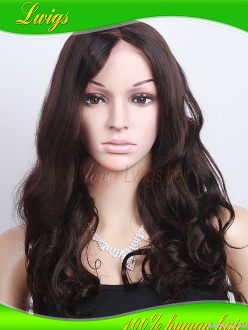 100% high quality indian remy hair Lace front wig