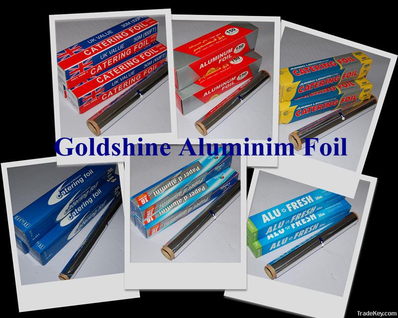 Household aluminium foil roll