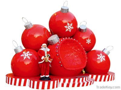 FRP christmas ball decoration