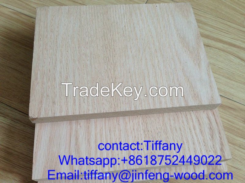 ISO9001 Certificate Natural Wood red oak Veneered MDF/Plywood for Furniture