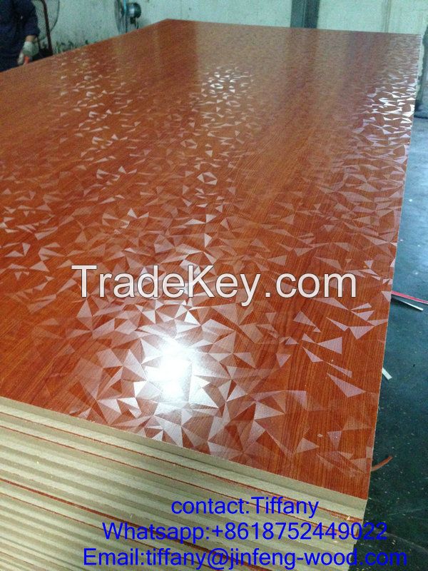 melamine MDF, particle board for furniture