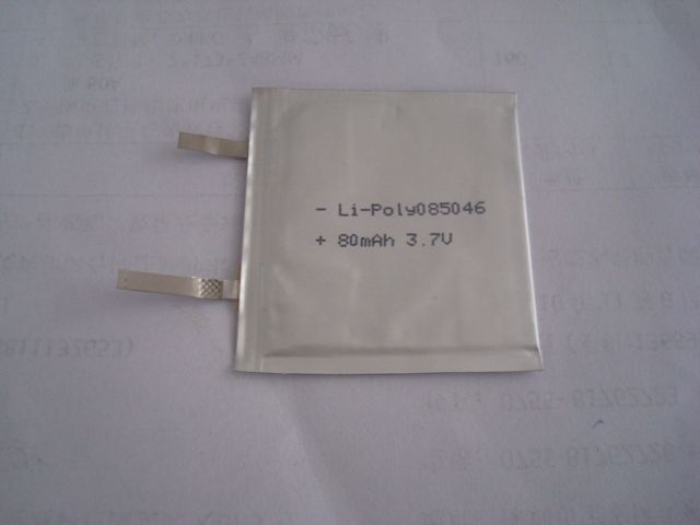 Li-Polymer Battery with 80mAh (085046)