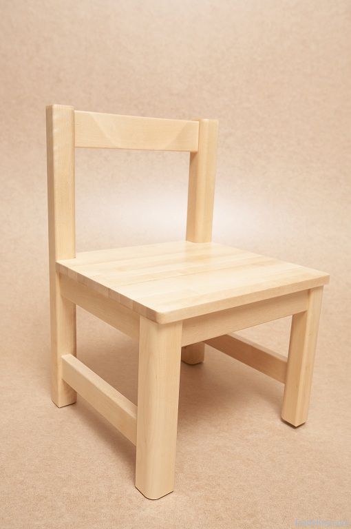 Massive wooden chair (birch)