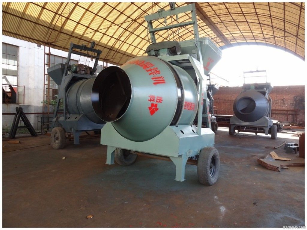 concrete mixer JZC350 of capacity 10-35m3/h, produce most suitable mach