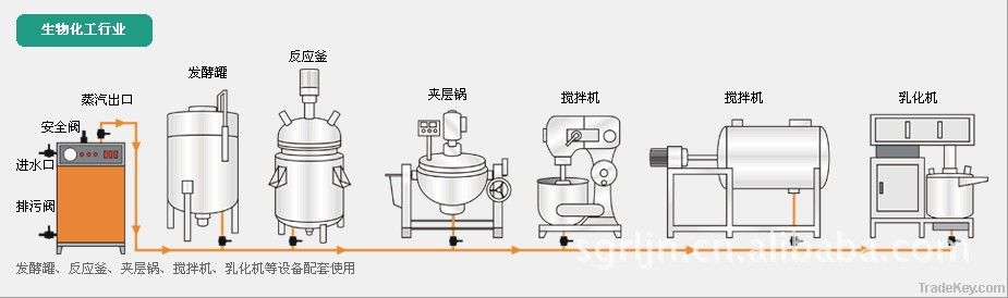 Automatic electric heating steam boiler