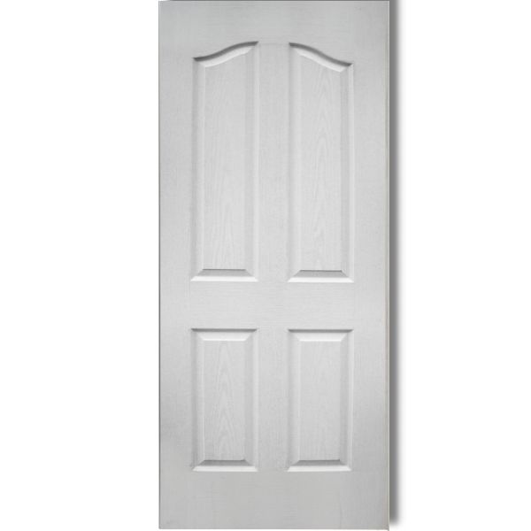 Molded HDF Door Skin with texture & premiered white