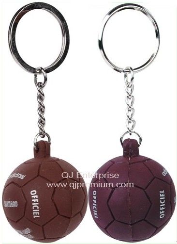 Full 3D PVC Keychain-Ball Shape