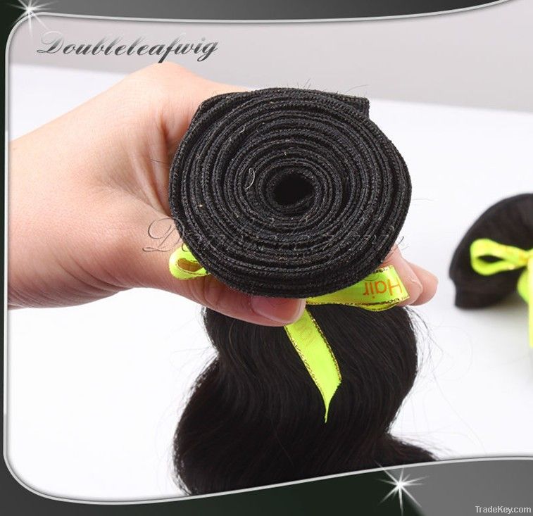 wholesale silk straight indan remy hair machine weft