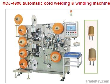 automatic cold welding & winding machine  for big capacitor
