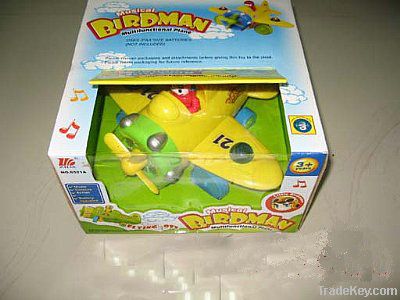 Electric Cartoon Airplane Toys For Little Kids