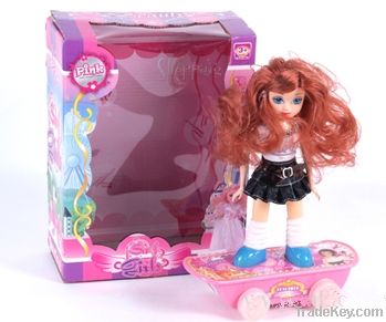 ELECTRIC SCOOTER with a  Beautiful DollToy for Girl