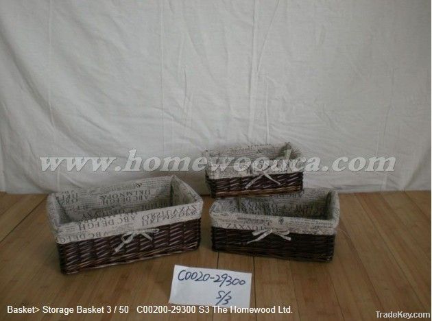Homewood willow basket