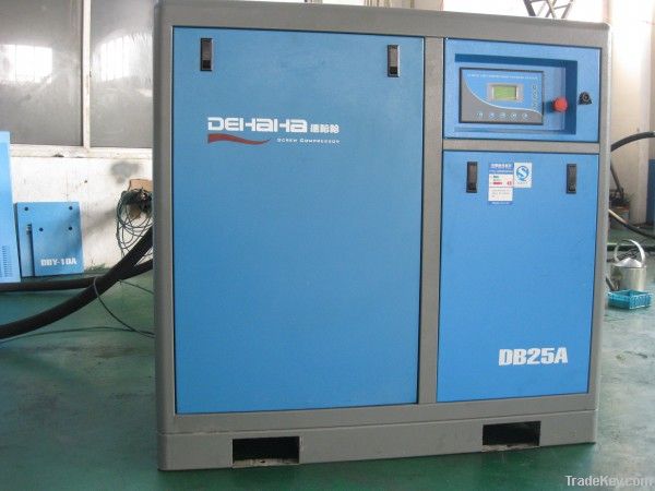 oil injected screw air compressor(15 KW)