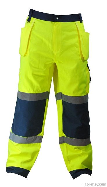 High Visibility polycotton cargo trousers