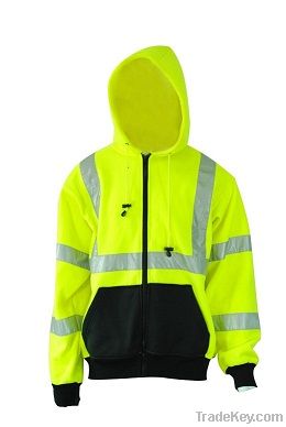 Hi visibility Class 3 Hooded Sweatshirt