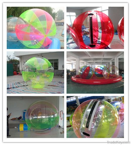 2013 hot sale transparent inflatable PVC water ball