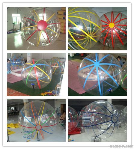 2013 hot sale transparent inflatable PVC water ball