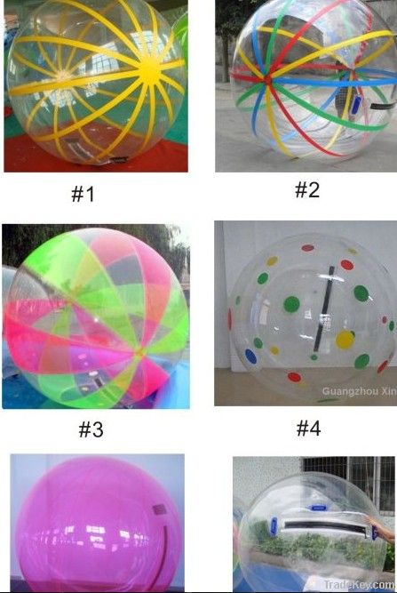 2013 hot sale transparent inflatable PVC water ball