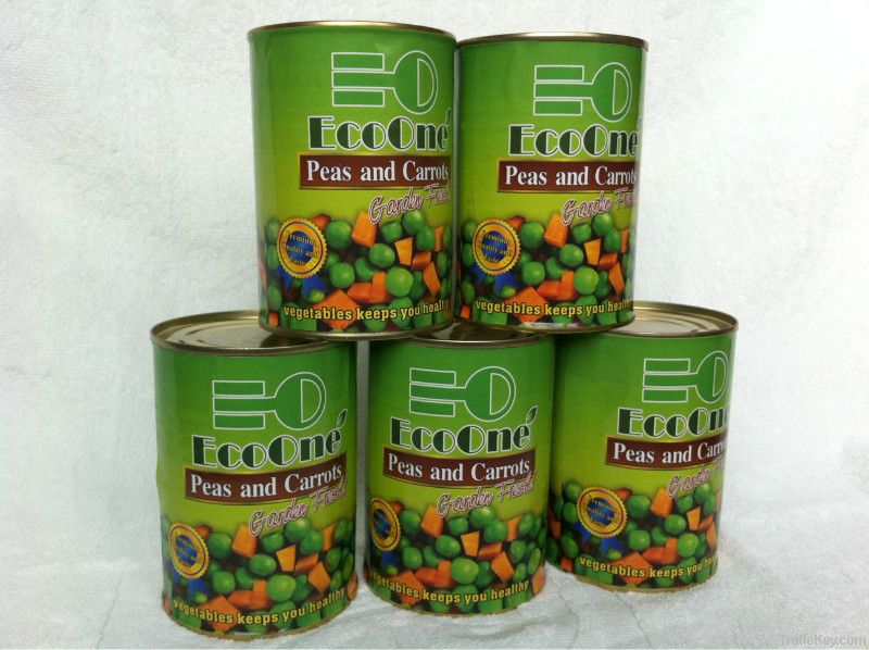 Canned Vegetables/Canned Green Peas&Carrot /Canned food