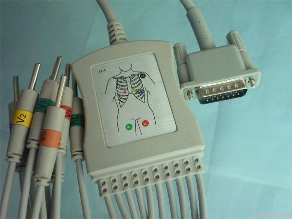 HP EKG cable and leadwires-GE Marquette EKG cable-Kanz EKG cable