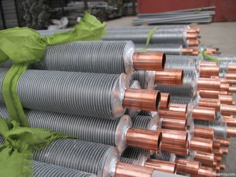 copper-aluminum composite finned tube