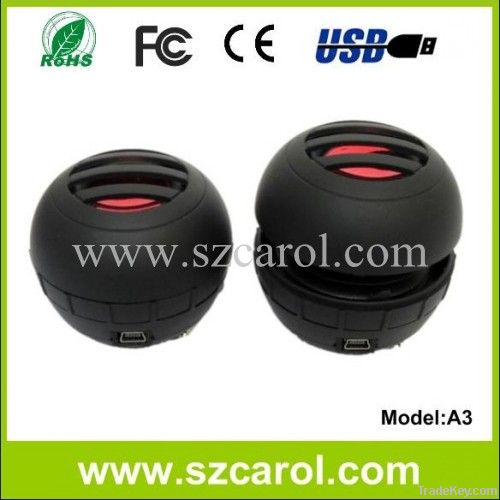 mobile speaker with 3W output 40mm powerful driver