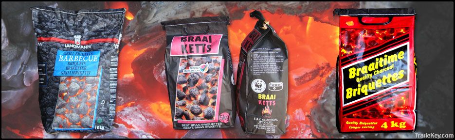 Charcoal And Wood Briquettes