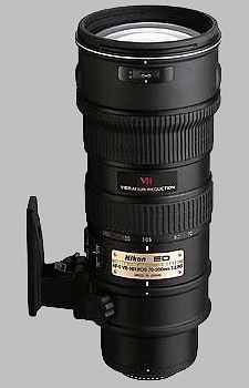 NlKON 70-200mm f/2.8G ED-IF VR AF-S Nikkor Digital Camera Lens