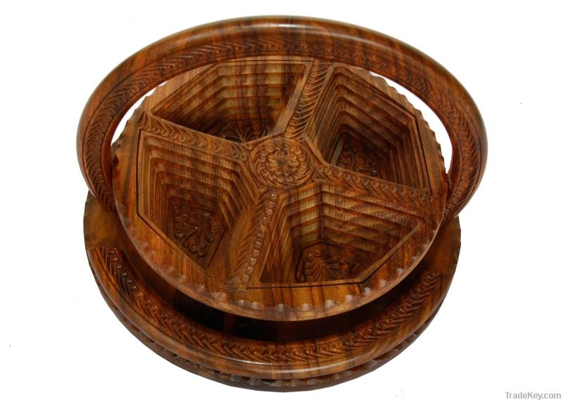 Collapsible Wooden Basket