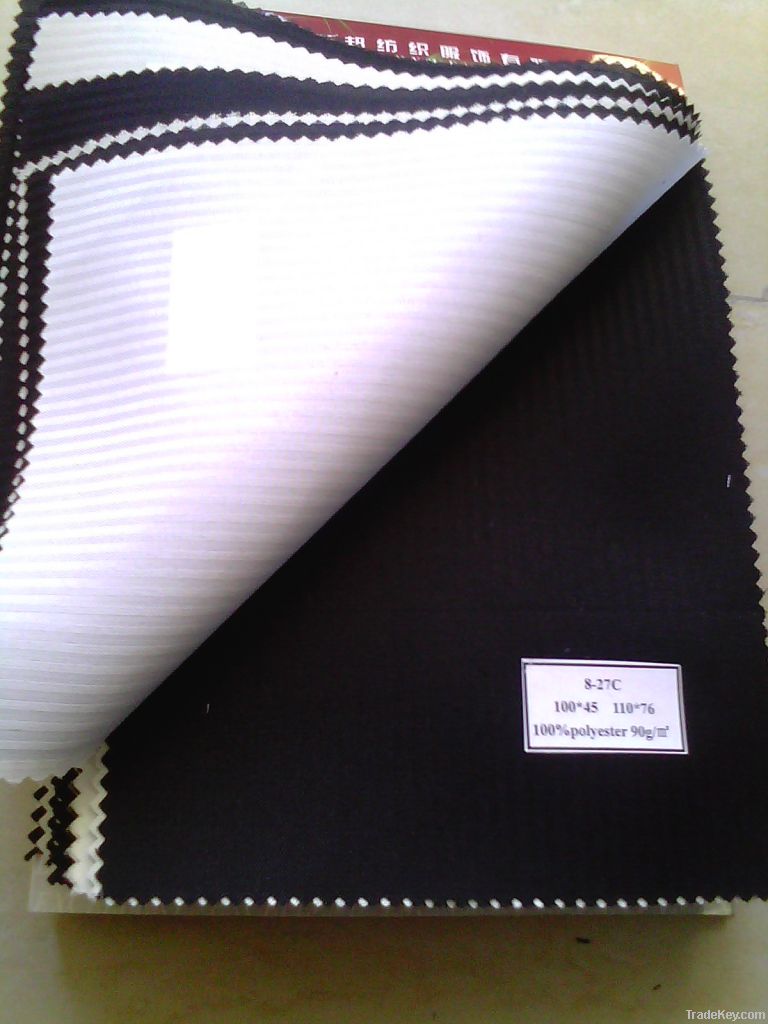 100% polyester herringbone printed pocketing fabric