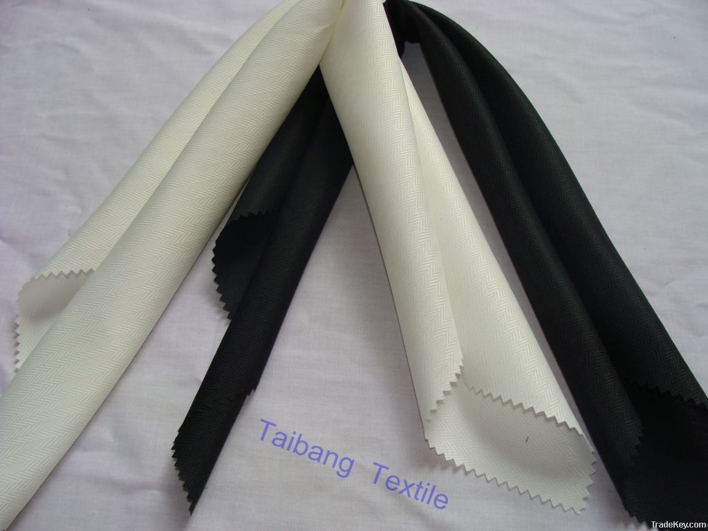 herringbone printed pocketing fabric