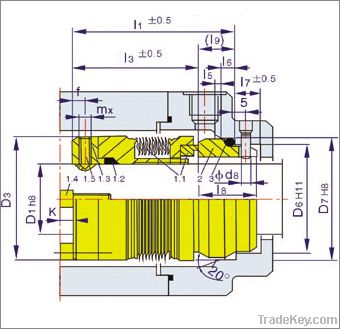 HQLW80 model mechanical seal