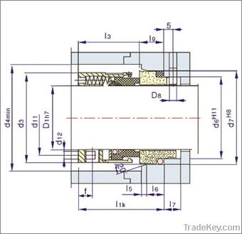 58U/59U model mechanical seal