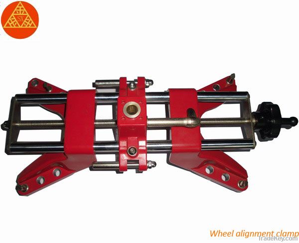 Wheel alignment clamp