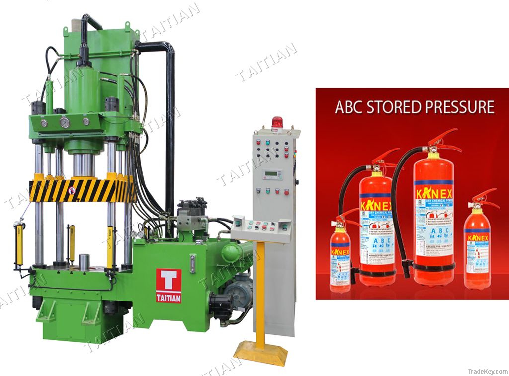 Fire Extinguisher Hydraulic Press
