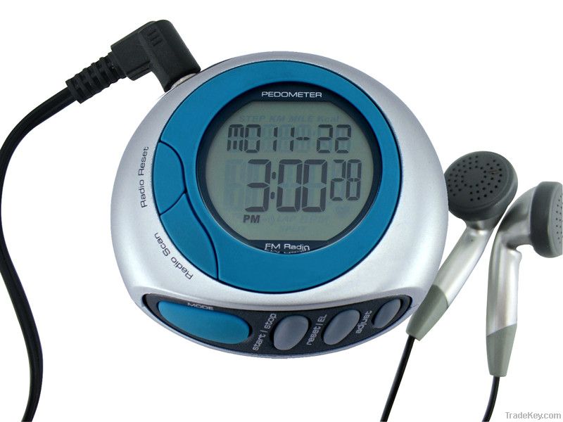 2013 popular g sensor radio pedometer